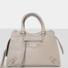 Public Desire UK The Willa Nude Zip Detail Tote Bag NEW IN