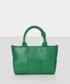 Public Desire UK The Rumi Green Small Tote Handbag NEW IN