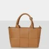 Public Desire UK The Rumi Caramel Small Tote Handbag NEW IN
