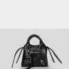 Public Desire UK Evening Bags The Bea Black Zip Detail Mini Handbag