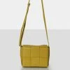Public Desire UK The Gianna Chartreusse Mini Crossbody Shoulder Bag NEW IN