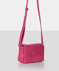 Public Desire UK NEW IN The Gianna Bright Pink Mini Crossbody Shoulder Bag