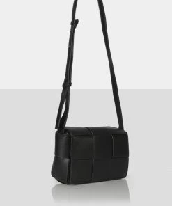 Public Desire UK NEW IN The Gianna Black Mini Crossbody Shoulder Bag