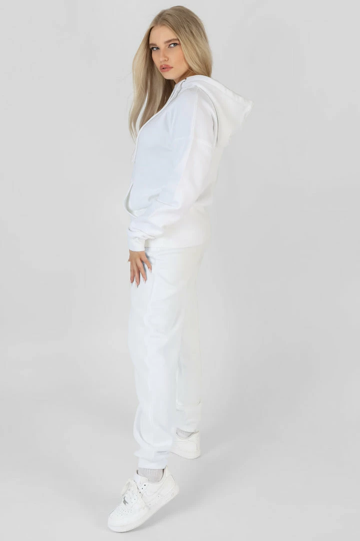 Public Desire UK KAIIA CLOTHING Oversized Hoodie With Front Pocket White 2 Public Desire UK KAIIA CLOTHING Oversized Hoodie With Front Pocket White