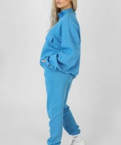 Public Desire UK 90S Oversized Joggers Blue