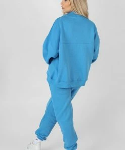 Public Desire UK 90S Oversized Joggers Blue