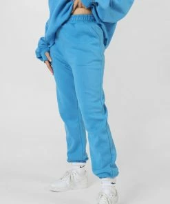 Public Desire UK 90S Oversized Joggers Blue