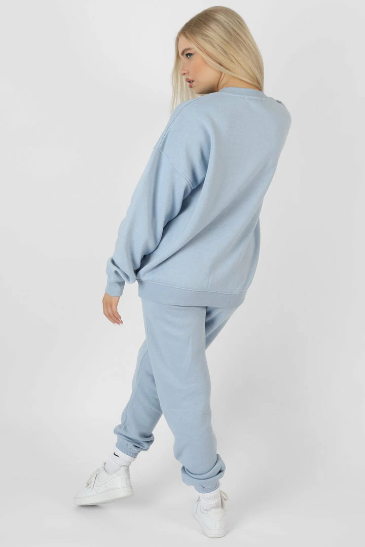 Public Desire UK Washed Kaiia Oversized Sweatshirt Iris 4 Public Desire UK Washed Kaiia Oversized Sweatshirt Iris