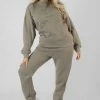 Public Desire UK KAIIA CLOTHING 90S Oversized Joggers Khaki