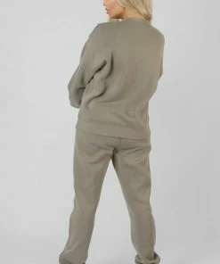 Public Desire UK KAIIA CLOTHING 90S Oversized Joggers Khaki