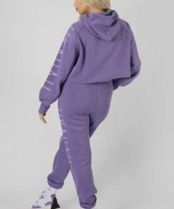 Public Desire UK Kaiia Slogan 90'S Joggers Violet