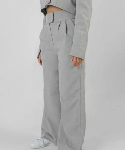 Public Desire UK KAIIA CLOTHING Tailored Wide Leg Trouser Grey 11 Public Desire UK KAIIA CLOTHING Tailored Wide Leg Trouser Grey
