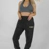 Public Desire UK Super Cropped Halter Neck Ribbed Crop Top Dark Grey KAIIA CLOTHING