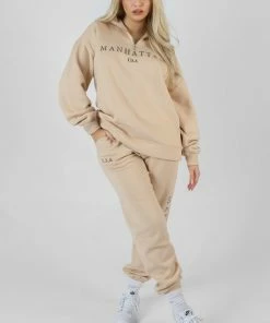 Public Desire UK Manhattan Slogan 90S Joggers Stone