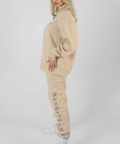 Public Desire UK Manhattan Slogan 90S Joggers Stone