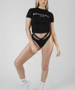 Public Desire UK Slogan Lounge T-Shirt Black 7 Public Desire UK Slogan Lounge T-Shirt Black