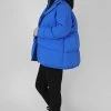 Public Desire UK Padded Trapeze Puffer Blue