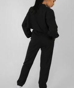 Public Desire UK Kaiia Self Love Club Joggers Black KAIIA CLOTHING