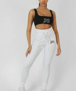 Public Desire UK Varsity Embroidery Crop Top Black KAIIA CLOTHING 8 Public Desire UK Varsity Embroidery Crop Top Black KAIIA CLOTHING