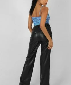 Public Desire UK KAIIA CLOTHING Space Dye Print Mesh Square Neck Bodysuit Blue 7 Public Desire UK KAIIA CLOTHING Space Dye Print Mesh Square Neck Bodysuit Blue