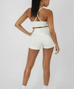 Public Desire UK KAIIA CLOTHING Athleisure Booty Shorts White