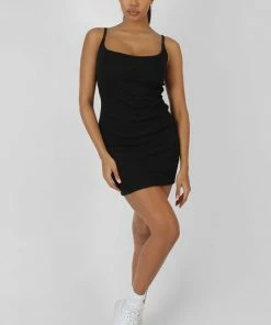 Public Desire UK Kaiia Underbust Ribbed Mini Dress Black KAIIA CLOTHING 7 Public Desire UK Kaiia Underbust Ribbed Mini Dress Black KAIIA CLOTHING