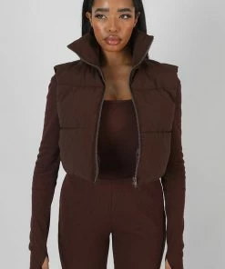 Public Desire UK KAIIA CLOTHING Rib Square Neck Legging Unitard Jumpsuit Chocolate 9 Public Desire UK KAIIA CLOTHING Rib Square Neck Legging Unitard Jumpsuit Chocolate