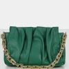 Public Desire UK The Effia Green Chain Strap Shoulder Bag