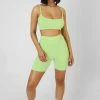 Public Desire UK Cycling Short Lime KAIIA CLOTHING