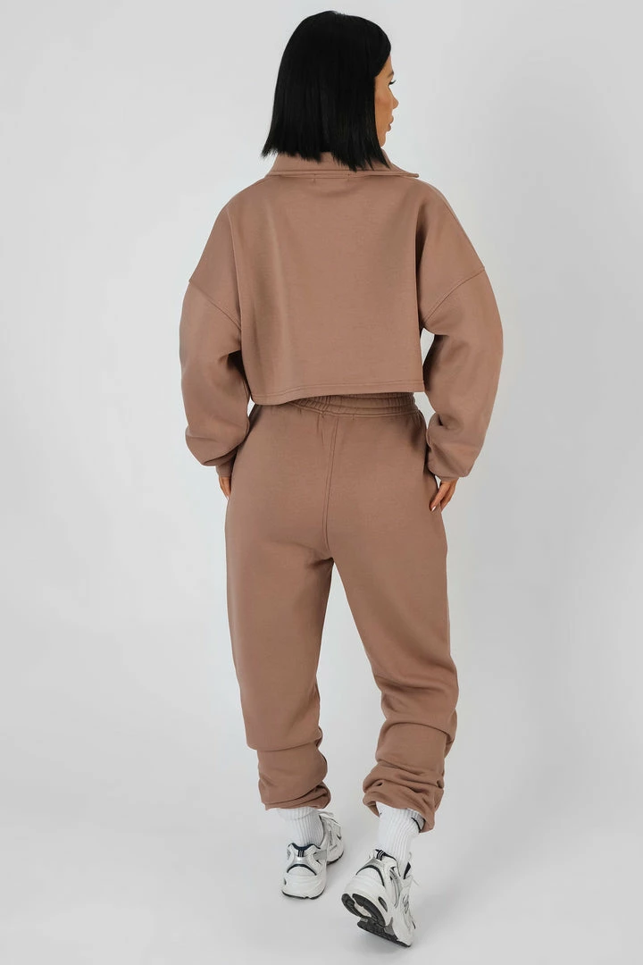 Public Desire UK Oversized Cropped Polo Shirt Frappe KAIIA CLOTHING 4 Public Desire UK Oversized Cropped Polo Shirt Frappe KAIIA CLOTHING