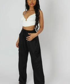 Public Desire UK KAIIA CLOTHING U Trim Corset Bralet Ivory