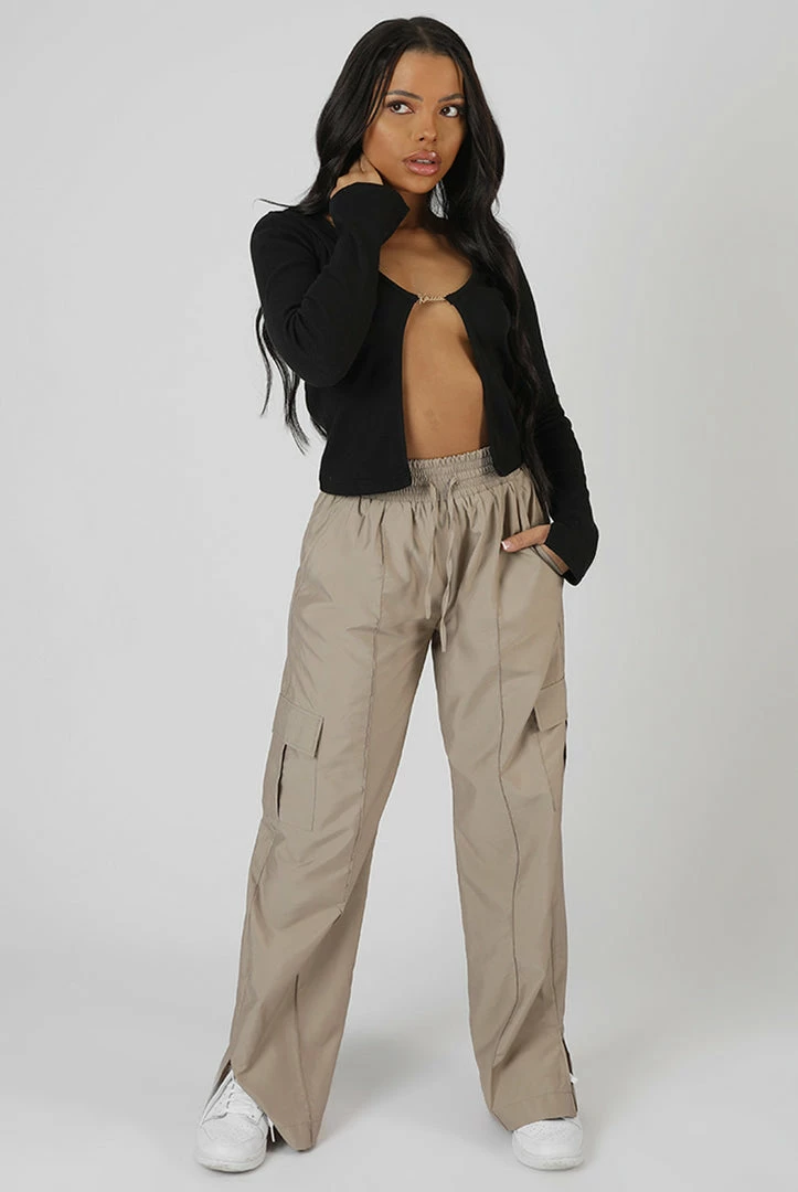 Public Desire UK Kaiia Trim Ribbed Top Black KAIIA CLOTHING 5 Public Desire UK Kaiia Trim Ribbed Top Black KAIIA CLOTHING