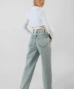 Public Desire UK Strappy Tie Waist Cropped Polo Shirt White KAIIA CLOTHING