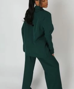 Public Desire UK Dad Trousers Forest Green