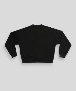 Public Desire UK Hawaii Embroidered Sweatshirt Black