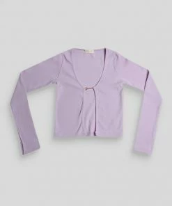 Public Desire UK Kaiia Trim Ribbed Top Lilac 11 Public Desire UK Kaiia Trim Ribbed Top Lilac