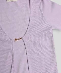 Public Desire UK Kaiia Trim Ribbed Top Lilac 10 Public Desire UK Kaiia Trim Ribbed Top Lilac
