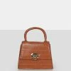 Public Desire UK The Lilly Tan Textured Mini Bag NEW IN