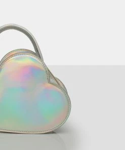 Public Desire UK The Roux Iridescent Croc Heart Grab Bag 7 Public Desire UK The Roux Iridescent Croc Heart Grab Bag