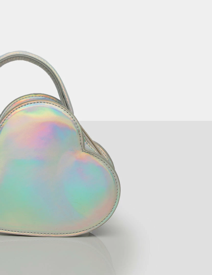 Public Desire UK The Roux Iridescent Croc Heart Grab Bag 4 Public Desire UK The Roux Iridescent Croc Heart Grab Bag