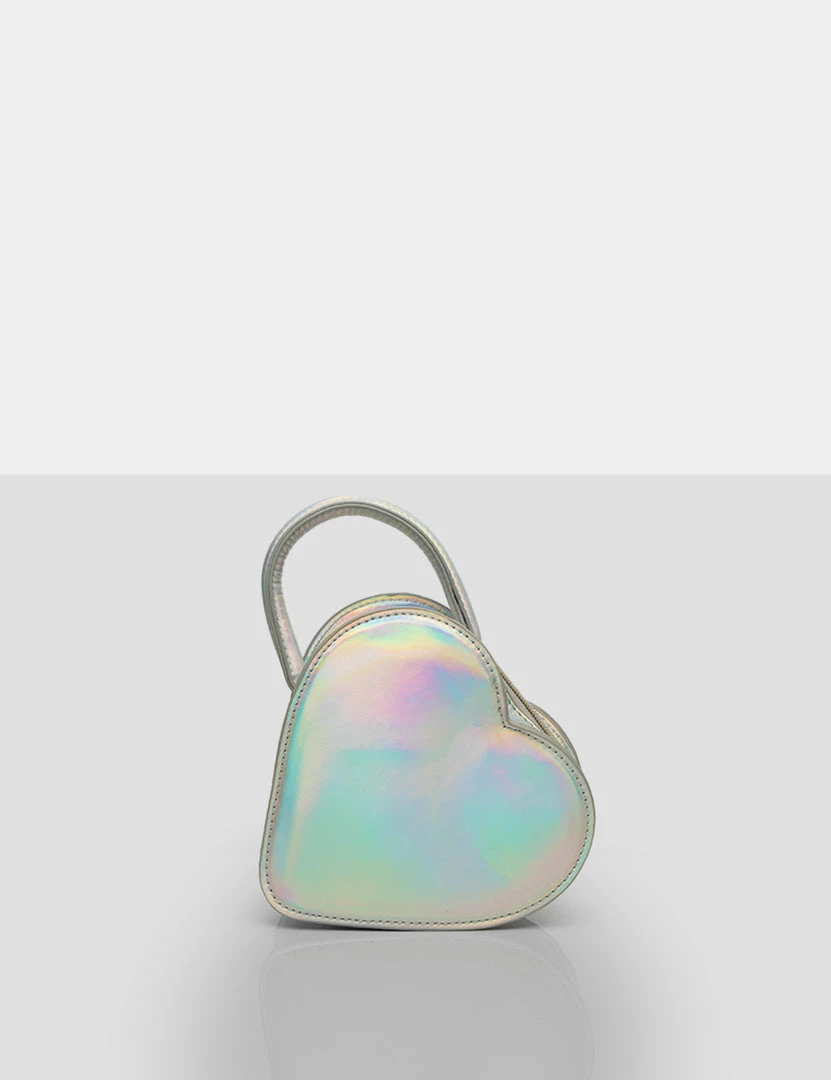 Public Desire UK The Roux Iridescent Croc Heart Grab Bag 1 Public Desire UK The Roux Iridescent Croc Heart Grab Bag