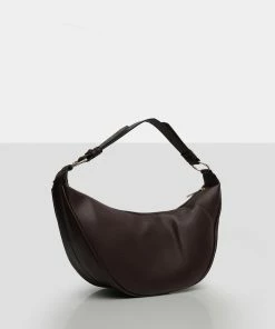 Public Desire UK The Saint Chocolate Moon Shoulder Bag NEW IN