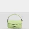 Public Desire UK The Capri Lime Padded Shoulder Bag NEW IN