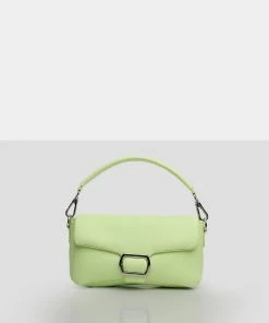 Public Desire UK The Capri Lime Padded Shoulder Bag NEW IN
