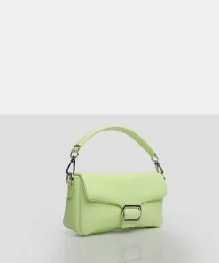 Public Desire UK The Capri Lime Padded Shoulder Bag NEW IN