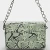Public Desire UK The Makai Pastel Snake Shoulder Woven Chain Bag NEW IN