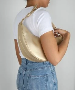 Public Desire UK The Saint Gold Moon Shoulder Bag NEW IN