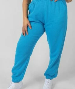 Public Desire UK Curve 90'S Joggers Ai Blue KAIIA CLOTHING