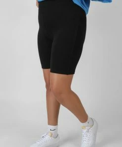 Public Desire UK Curve Rib Cycling Shorts Black KAIIA CLOTHING