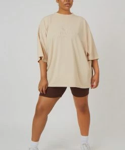 Public Desire UK Curve Rib Cycling Shorts Chocolate